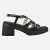 Sandalias Wonders Neus en charol negro
