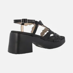 Sandalias Wonders Neus en charol negro