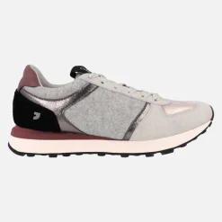 Sneakers combinados multi material estilo retro Rye