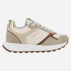 Sneakers Gioseppo Copake en beige con detalles en borreguillo