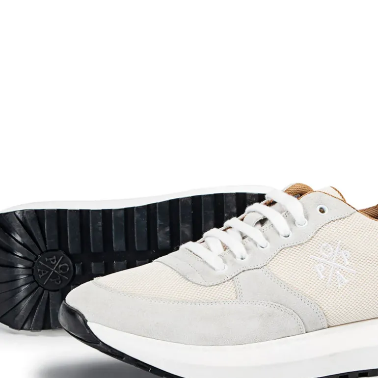 Sneakers Inés blanco multimaterial