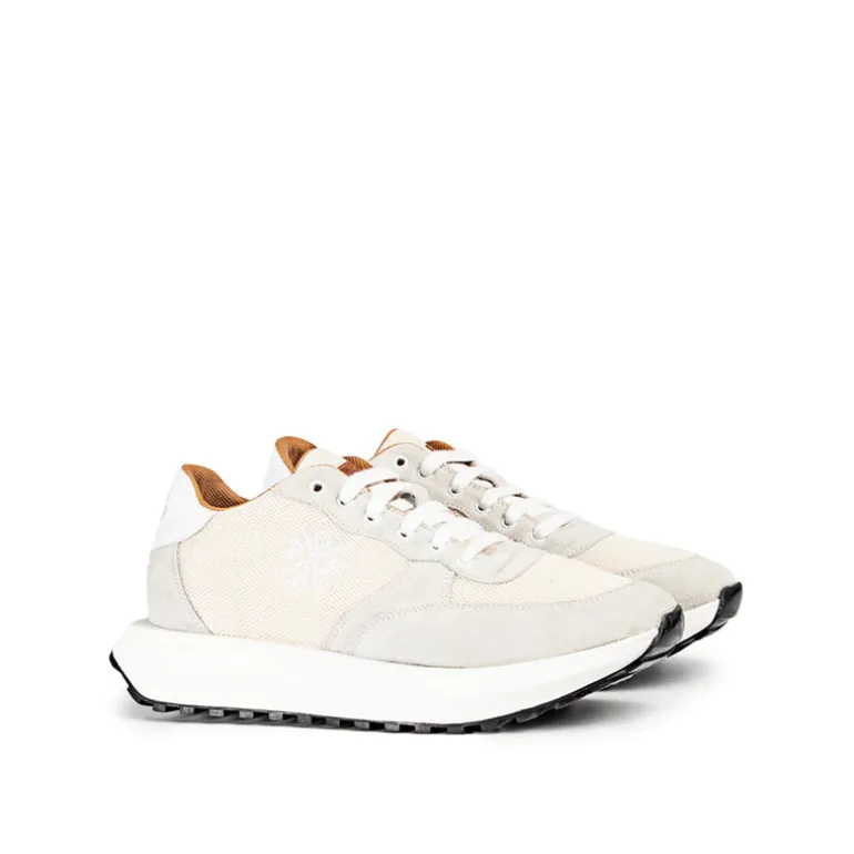 Sneakers Inés blanco multimaterial