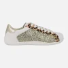 Zapatillas BAREFOOT en glitter oro y print leopardo Leelanau