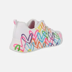 Zapatillas con corazones multicolor JGoldcrown Uno Lite Heart of hearts