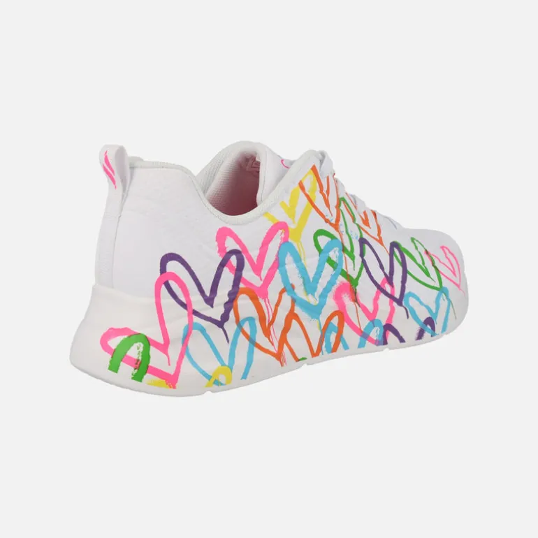 Zapatillas con corazones multicolor JGoldcrown Uno Lite Heart of hearts