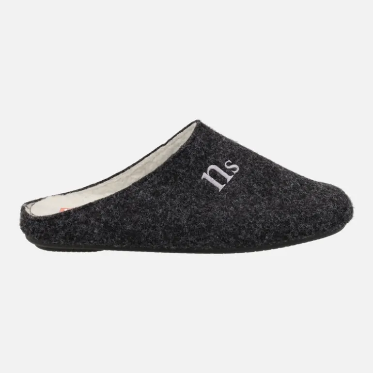 Zapatillas de casa abiertas para hombre en color Gris