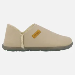 Zapatillas de casa cerradas en eco suede con forro borreguillo