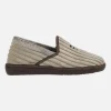 Zapatillas de casa cerradas para hombre en tejido de pana suave Boston