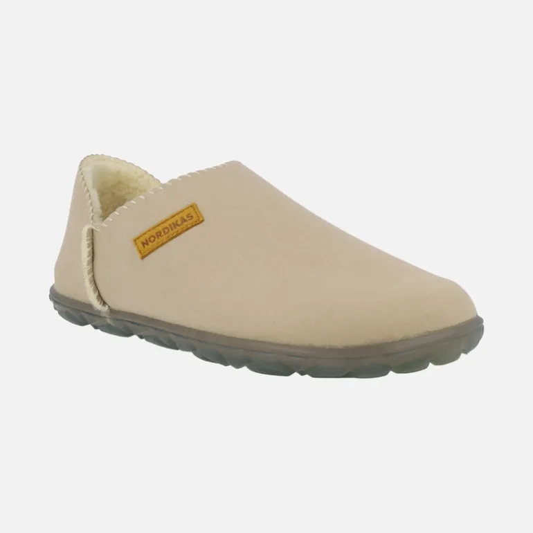 Zapatillas de casa cerradas en eco suede con forro borreguillo
