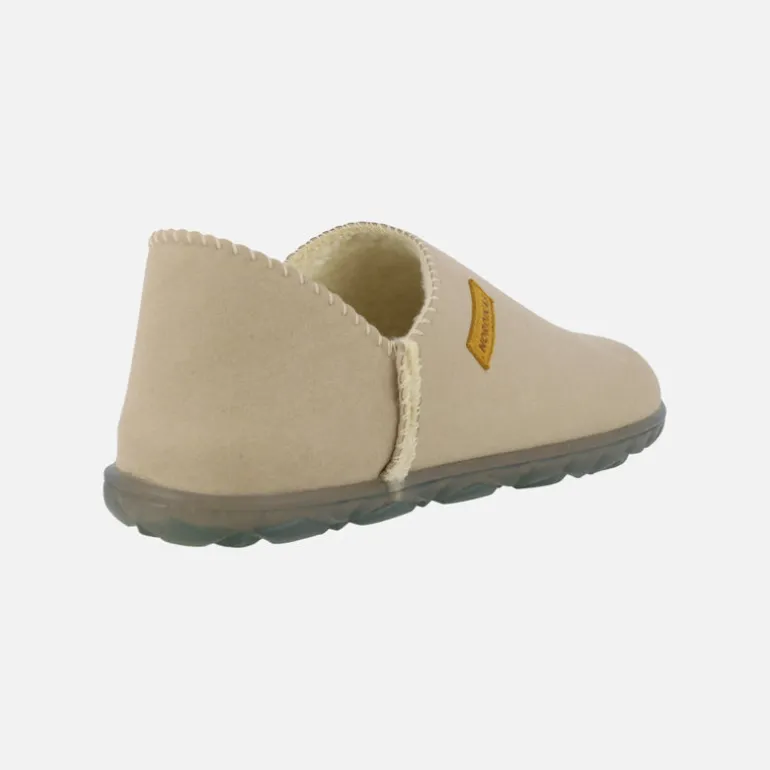 Zapatillas de casa cerradas en eco suede con forro borreguillo