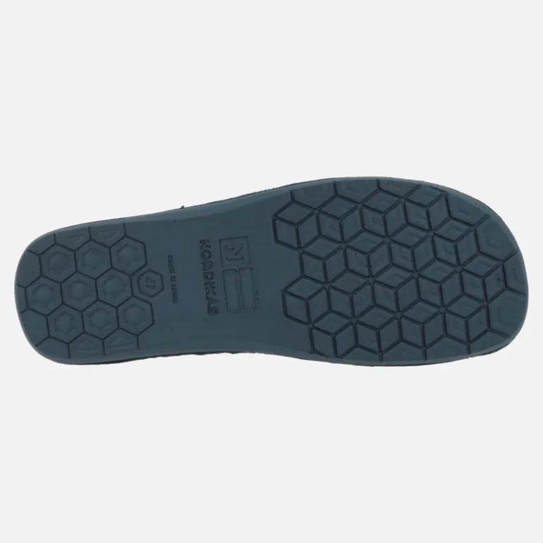 Zapatillas de casa cerradas para hombre en tejido de pana suave Boston