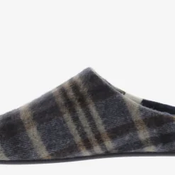 Zapatillas de casa con cuadros para hombre
