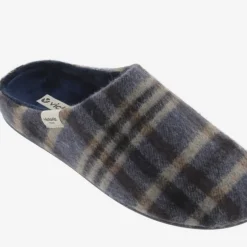 Zapatillas de casa con cuadros para hombre