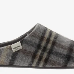 Zapatillas de casa con cuadros para hombre