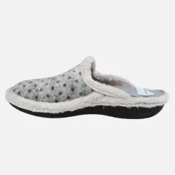 Zapatillas de casa con motivos de lunares y osito