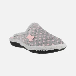 Zapatillas de casa con motivos de lunares y osito