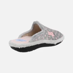 Zapatillas de casa con motivos de lunares y osito