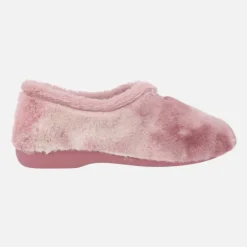 Zapatillas de casa de pelo cerradas para mujer