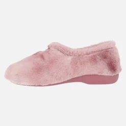 Zapatillas de casa de pelo cerradas para mujer
