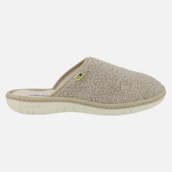 Zapatillas de casa descalzas para hombre en tejido rizo