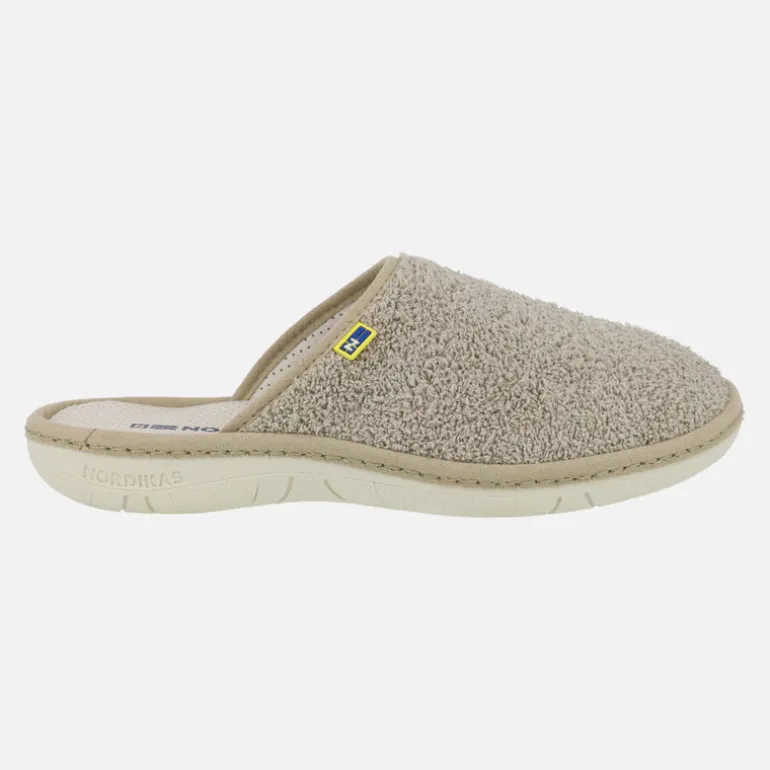 Zapatillas de casa descalzas para hombre en tejido rizo
