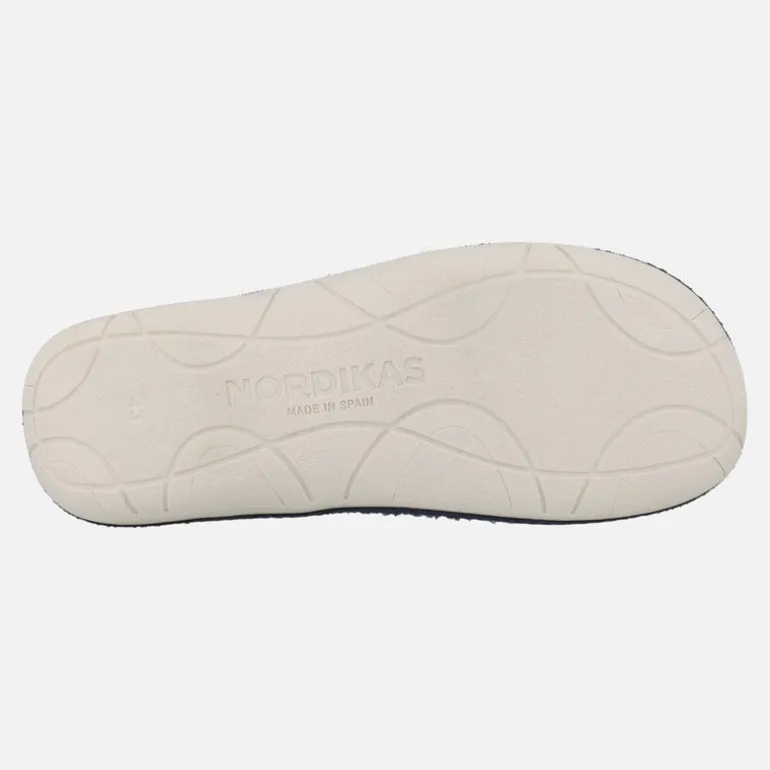 Zapatillas de casa descalzas para hombre en tejido rizo