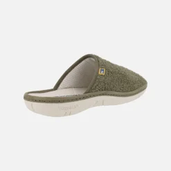 Zapatillas de casa descalzas para hombre en tejido rizo