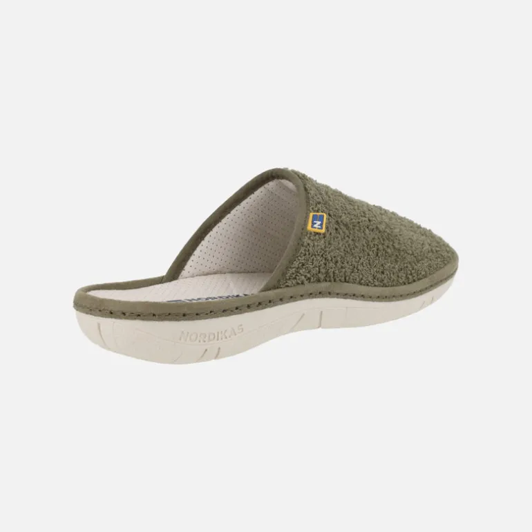Zapatillas de casa descalzas para hombre en tejido rizo