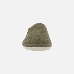 Zapatillas de casa descalzas para hombre en tejido rizo