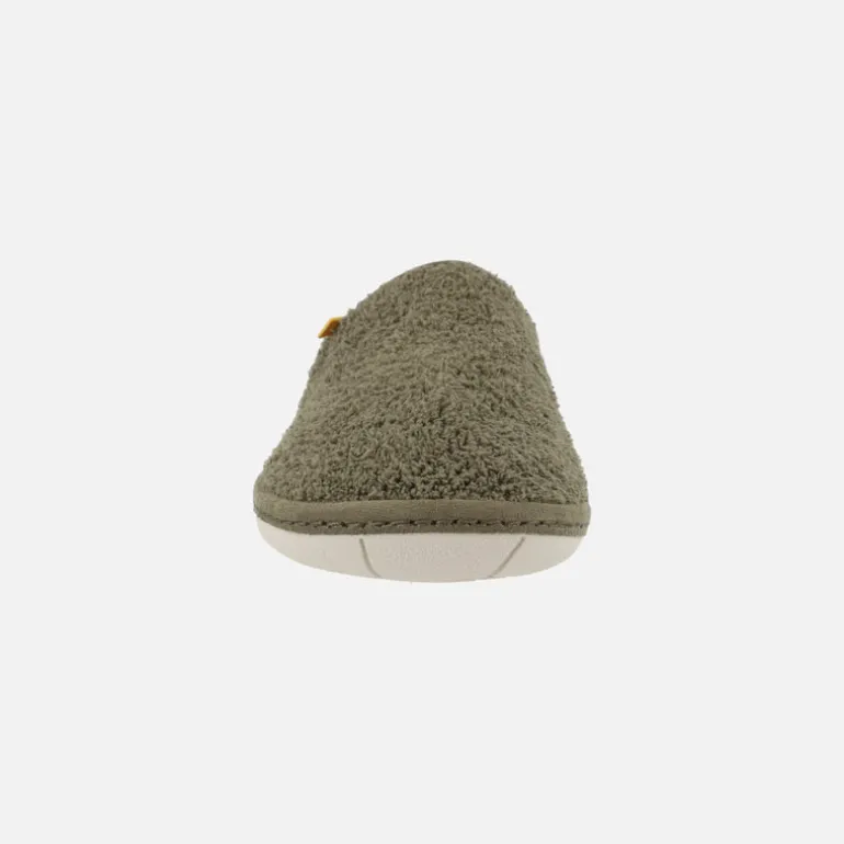 Zapatillas de casa descalzas para hombre en tejido rizo
