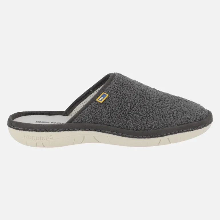 Zapatillas de casa descalzas para hombre en tejido rizo