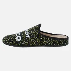 Zapatillas de casa descalzas para hombre Soy único con smileys