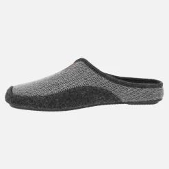 Zapatillas de casa descalzas para hombre en tejido jaspeado