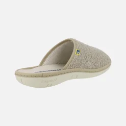 Zapatillas de casa descalzas para hombre en tejido rizo
