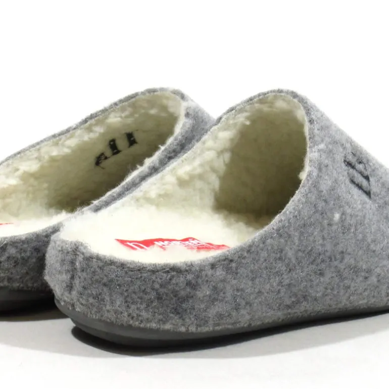 Zapatillas de casa descalzas para hombre en tejido fieltro
