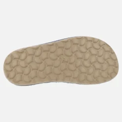 Zapatillas de casa descalzas para mujer en lana Nepal Azul