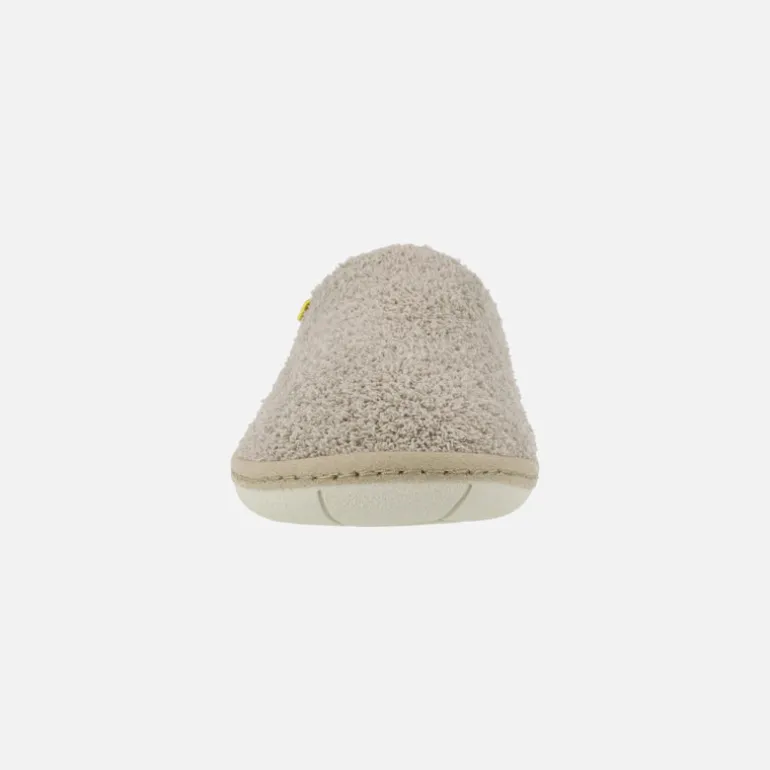 Zapatillas de casa descalzas para hombre en tejido rizo