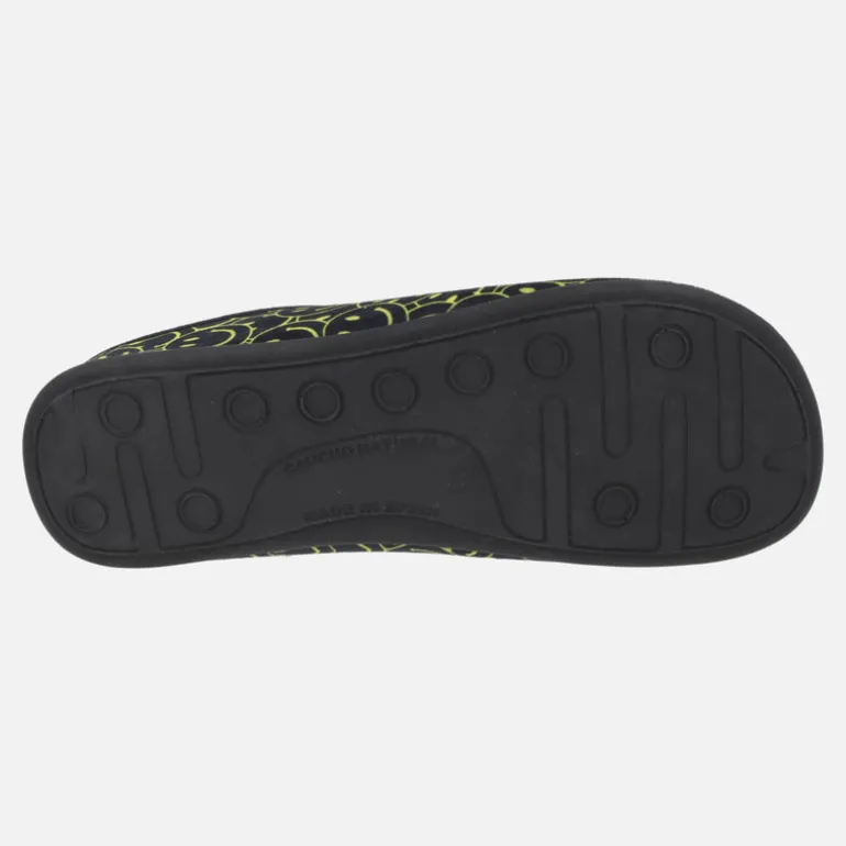 Zapatillas de casa descalzas para hombre Soy único con smileys