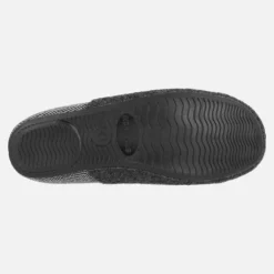 Zapatillas de casa descalzas para hombre en tejido jaspeado