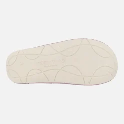Zapatillas de casa descalzas para mujer en tejido rizo
