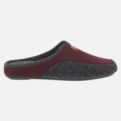 Zapatillas de casa descalzas para hombre en tejido jaspeado