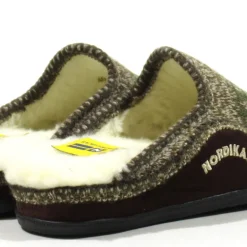 Zapatillas de casa descalzas de lana para hombre