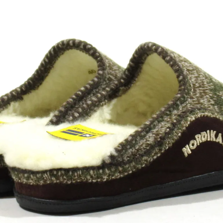 Zapatillas de casa descalzas de lana para hombre