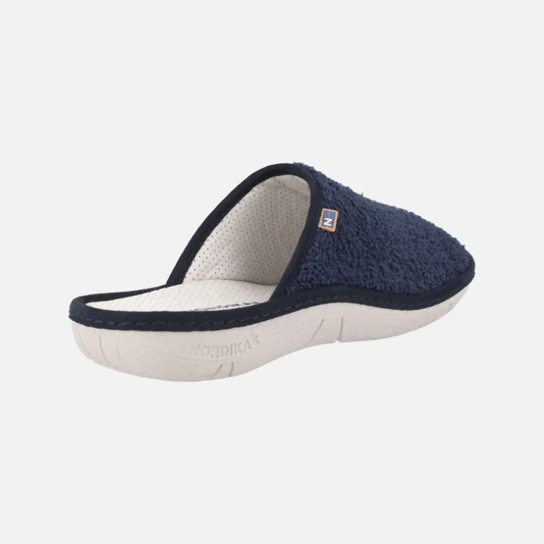 Zapatillas de casa descalzas para hombre en tejido rizo