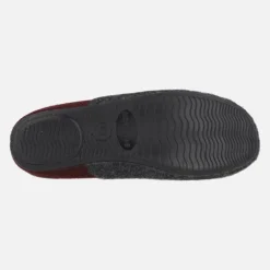 Zapatillas de casa descalzas para hombre en tejido jaspeado