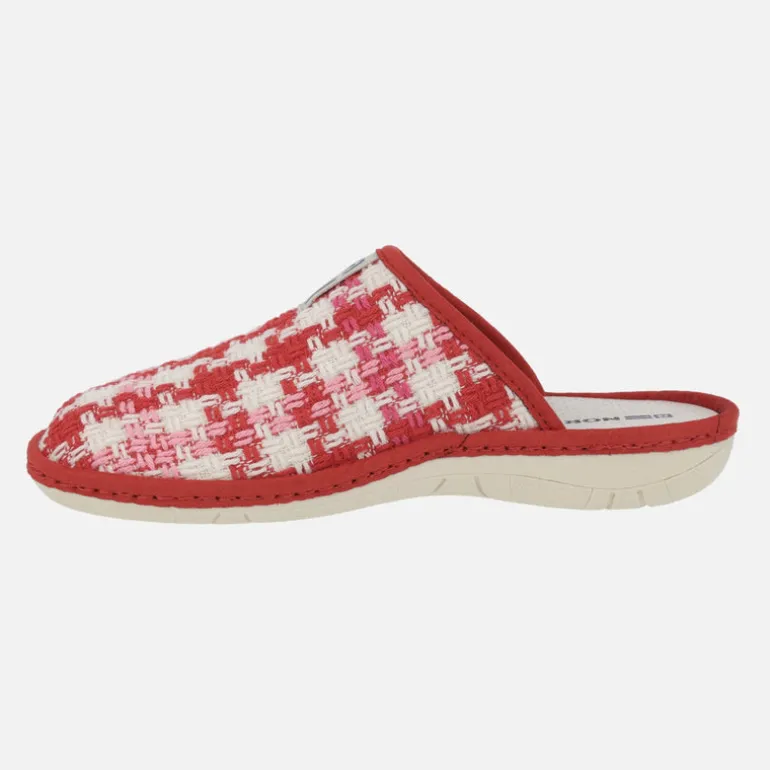 Zapatillas de casa en tejido trenzado tricolor Marsella