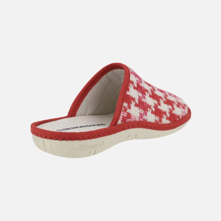 Zapatillas de casa en tejido trenzado tricolor Marsella