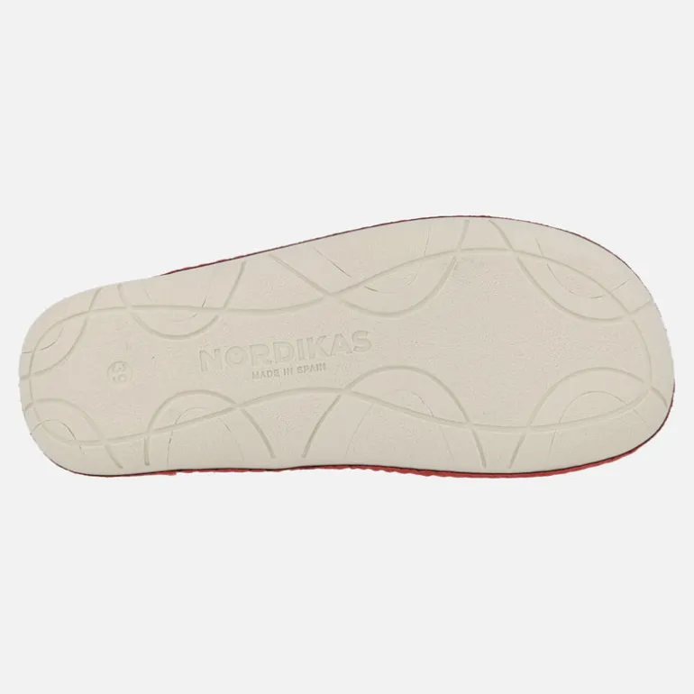 Zapatillas de casa en tejido trenzado tricolor Marsella