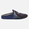 Zapatillas de casa para hombre con escudo de Capitán América