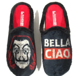 Zapatillas de casa para hombre Bella Ciao de la Casa de Papel